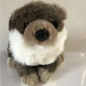 Vtg The Heritage Collection Ganzbros Wolf Plush Stuff Animal With Tag 1988